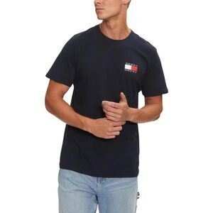 Tommy Hilfiger Jeans Logo Patch Basic Tee Men blue Shirts